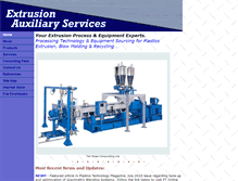 Tablet Screenshot of extrusionauxiliary.com